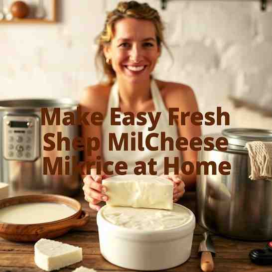 Make Easy Fresh Sheep Milk Cheese at Home